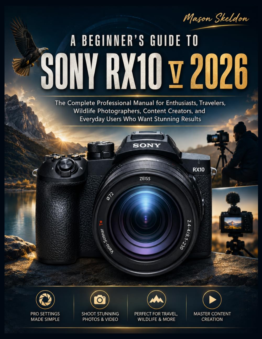A Beginner's Guide to Sony Rx10 V 2026: The Complete Professional Manual for Enthusiasts, Travelers, Wildlife Photographers, Content Creators, and Everyday Users Who Want Stunning Results baixar o livro de graça