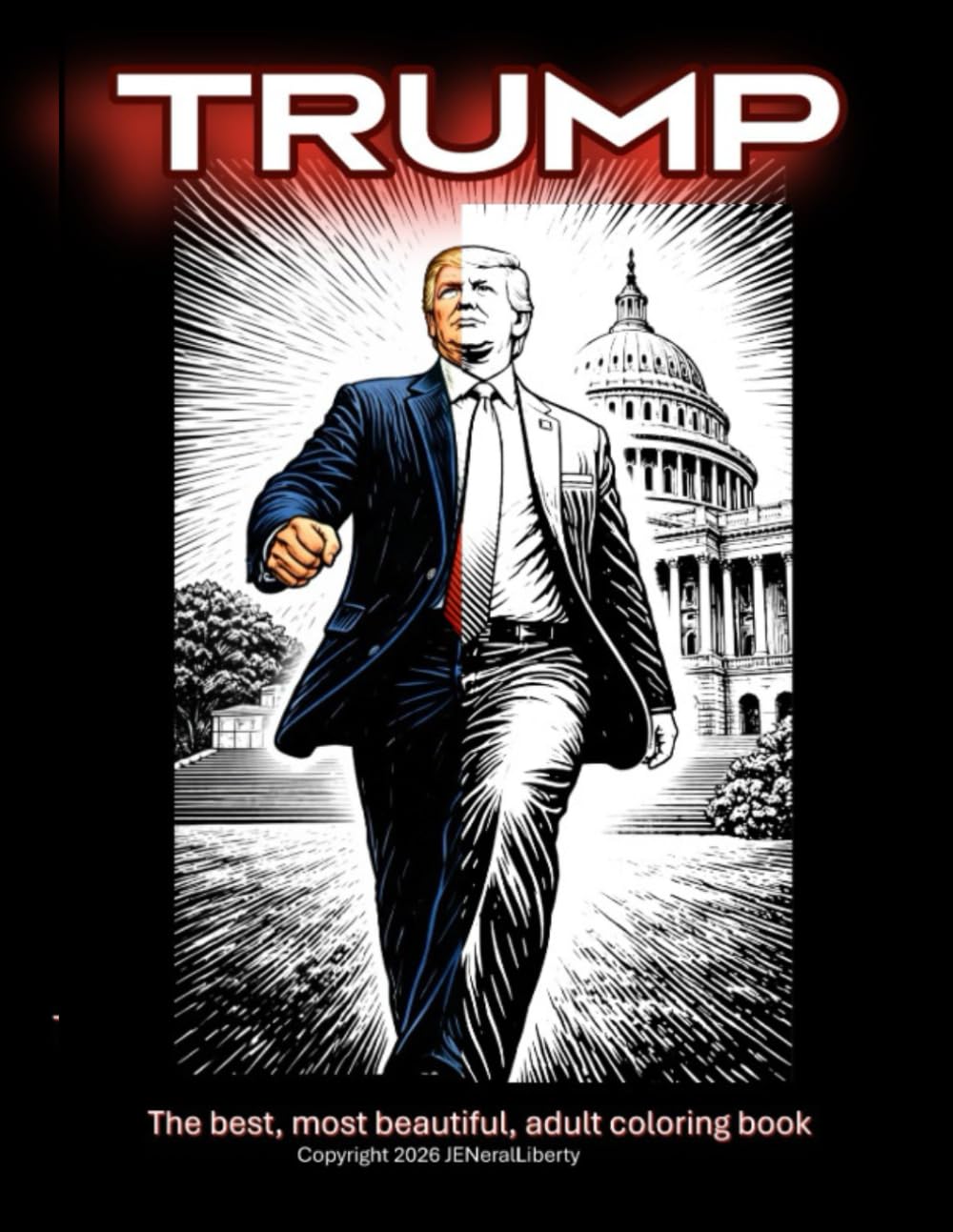 ler totalmente TRUMP: The Best, Most Beautiful, Adult Coloring Book