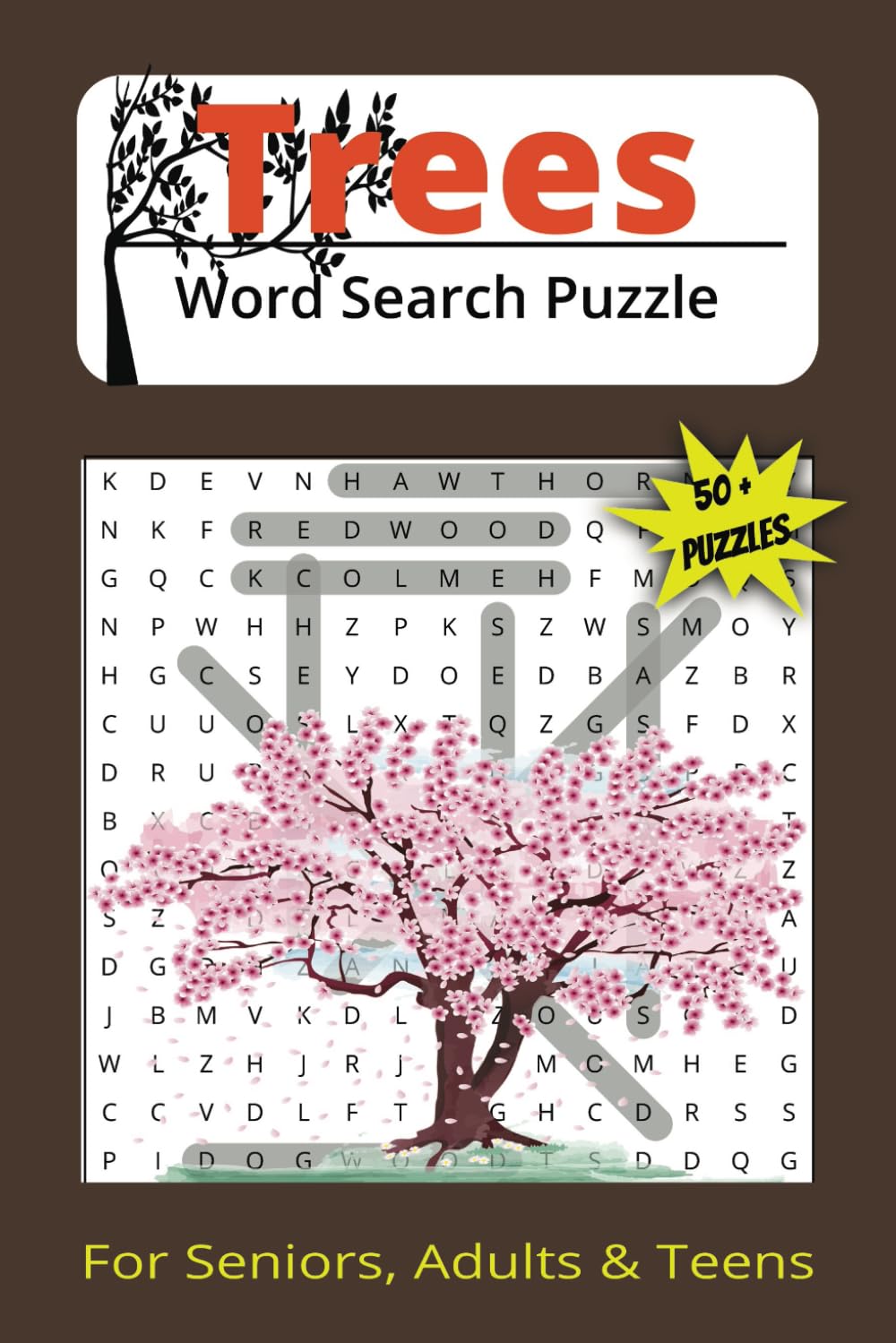 ler totalmente Trees Word Search Puzzle Book: Word search puzzle with easy-to-read print about Trees| 6X9 inches, 111 pages | 50+ Puzzles... Great Gift for road trips, birthday’s or just passing time!