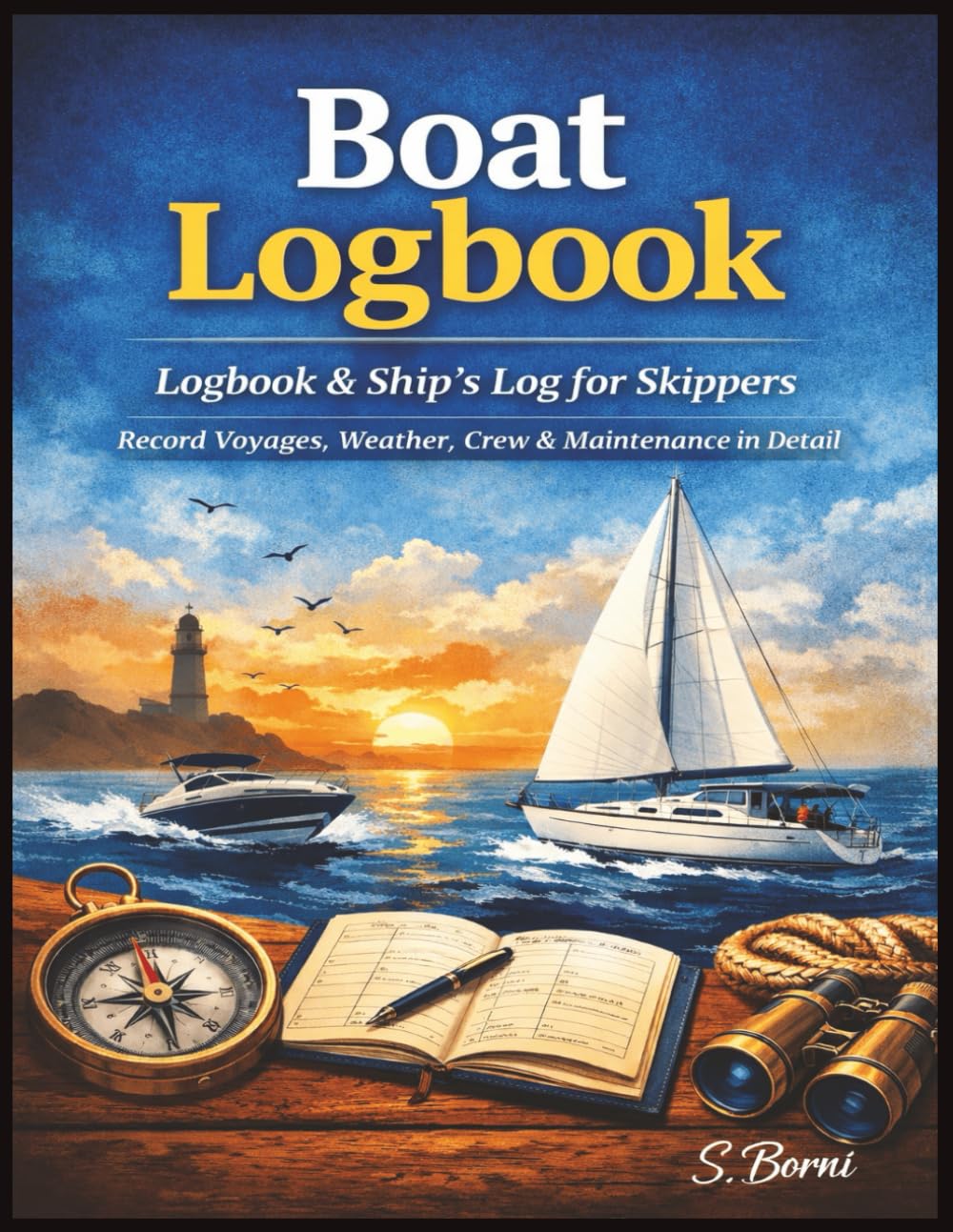 capítulo por capítulo baixar Boat Logbook: Voyage Logs, Engine Hours, Maintenance & Crew Records for Sailboats and Motorboats