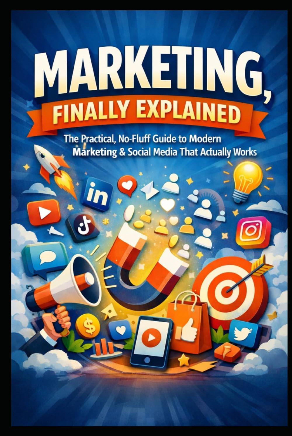 ler totalmente Marketing Finally Explained: The Practical, No-Fluff Guide to Modern Marketing & Social Media That Actually Works