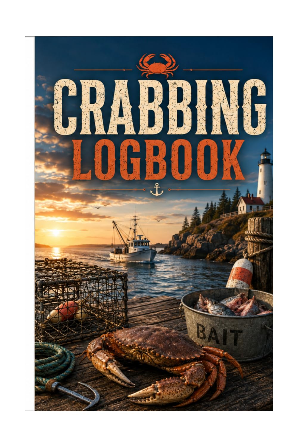 Crabbing Logbook: A Crab Fishing Journal for Tracking Trips, Locations, Tides, Bait, Pots, Catches, Weather, and Crabbing Notes baixar o livro de graça