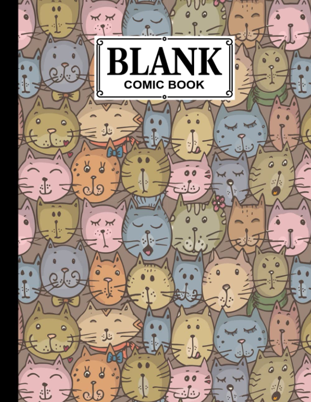 Blank Comic Book: Cat Lovers Cover, Create Your Own Story, Journal, Notebook, Sketchbook for Kids and Adults, 120 Pages - Size 8.5" x 11" Notebook by Kerstin Wilhelm baixar livro de graça