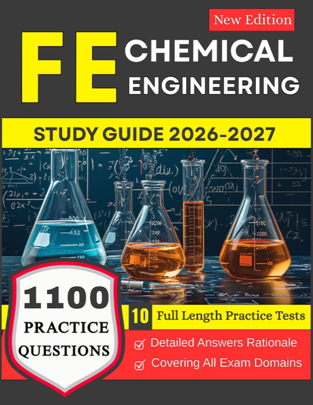 ler totalmente FE Chemical Engineering Study Guide 2026-2027: 10 Full Length Practice Tests and 1100 Practice Questions for Exam Prep