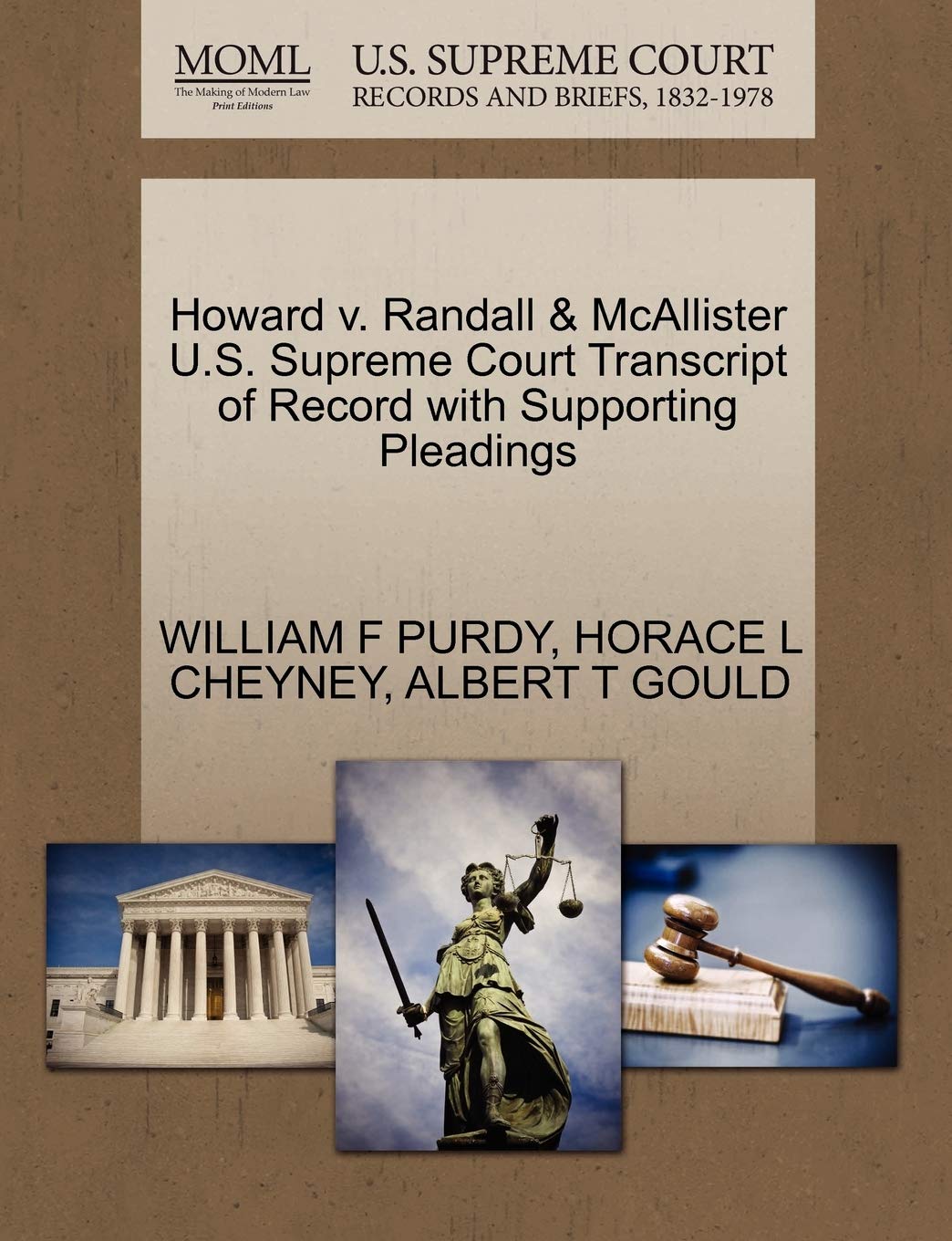 ler totalmente Howard v. Randall & McAllister U.S. Supreme Court Transcript of Record with Supporting Pleadings