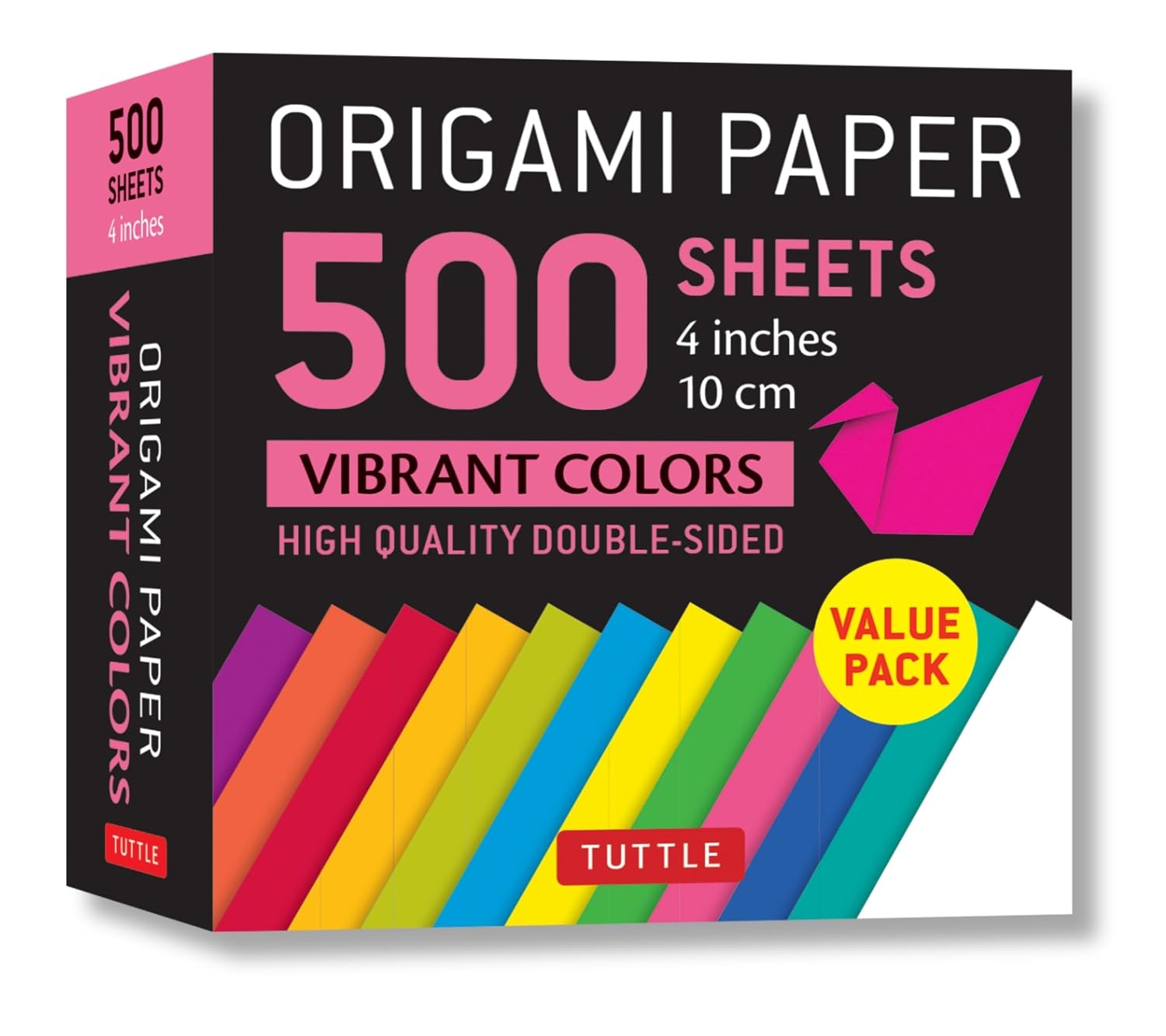 capítulo por capítulo baixar Origami Paper 500 Sheets Vibrant Colors 4" (10 CM): Tuttle Origami Paper: High-Quality Double-Sided Origami Sheets Printed with 12 Different Colors