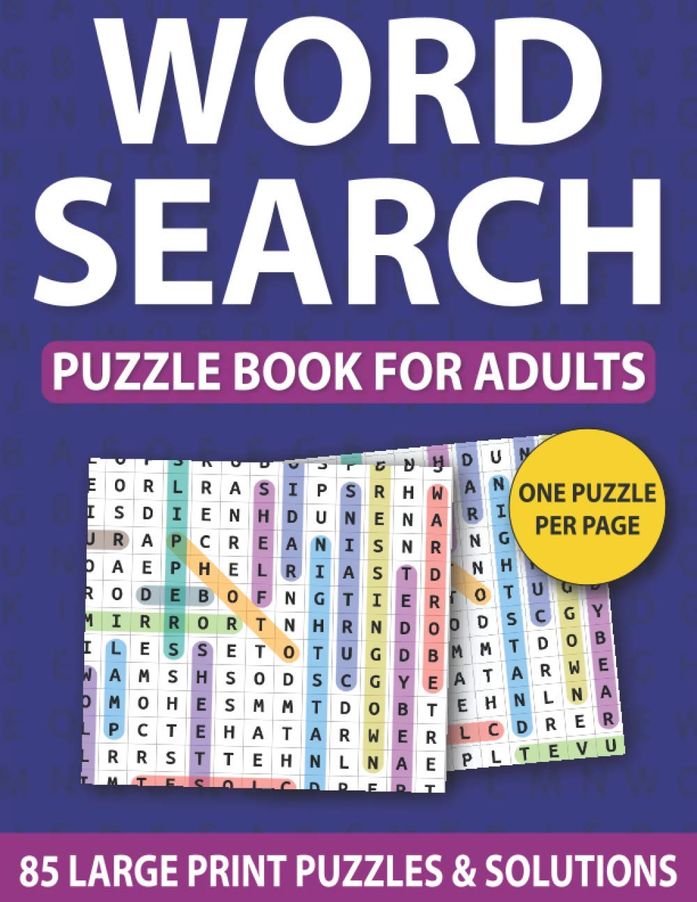 ler totalmente Word Search Puzzle Book For Adults: One Puzzle Per Page: Perfect Entertaining and Challenge for your Brain Over 1500 Cleverly Hidden Words in 80+ Puzzles For Adults Women Mums & Seniors (Book-2)
