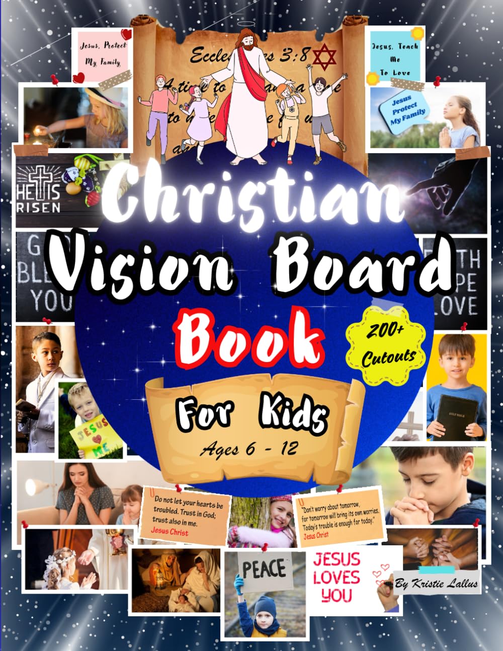 ler totalmente Christian Vision Board Book For Kids: Vision Board Supplies, For Christian Kids Ages 6 – 12, 200+ Cutouts, Clip Art, Images, Symbols, and Christian... Passages to Create an Original Vision Board.
