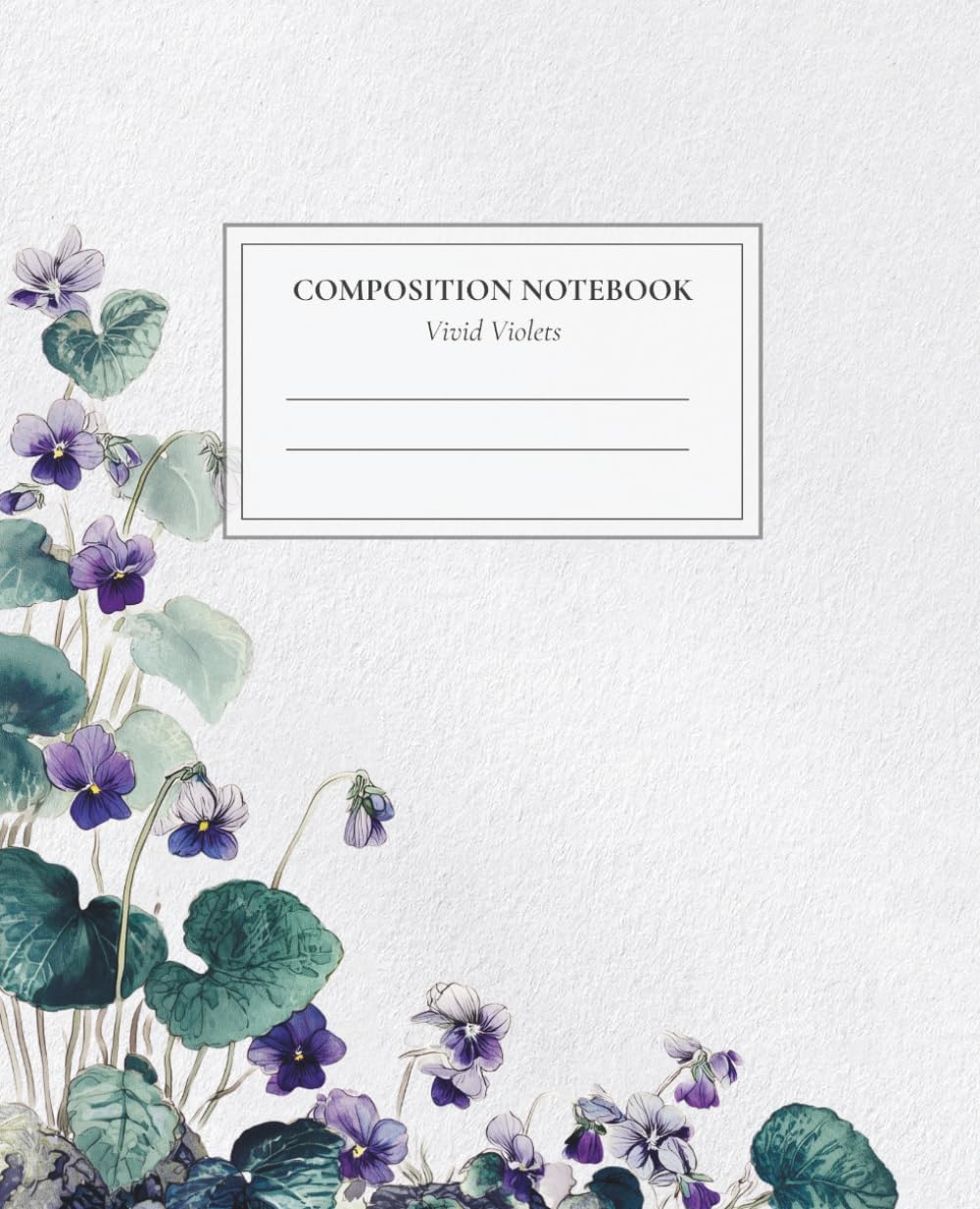 capítulo por capítulo baixar Vivid Violets Composition Notebook: Violet Flower Notebook Wide Ruled for School, Work and Notes