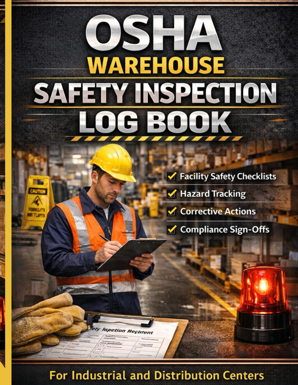 OSHA Warehouse Safety Inspection Log Book: Facility Safety Checklists, Hazard Tracking, Corrective Actions & Compliance Sign-Offs for Industrial and Distribution Centers baixar o livro de graça