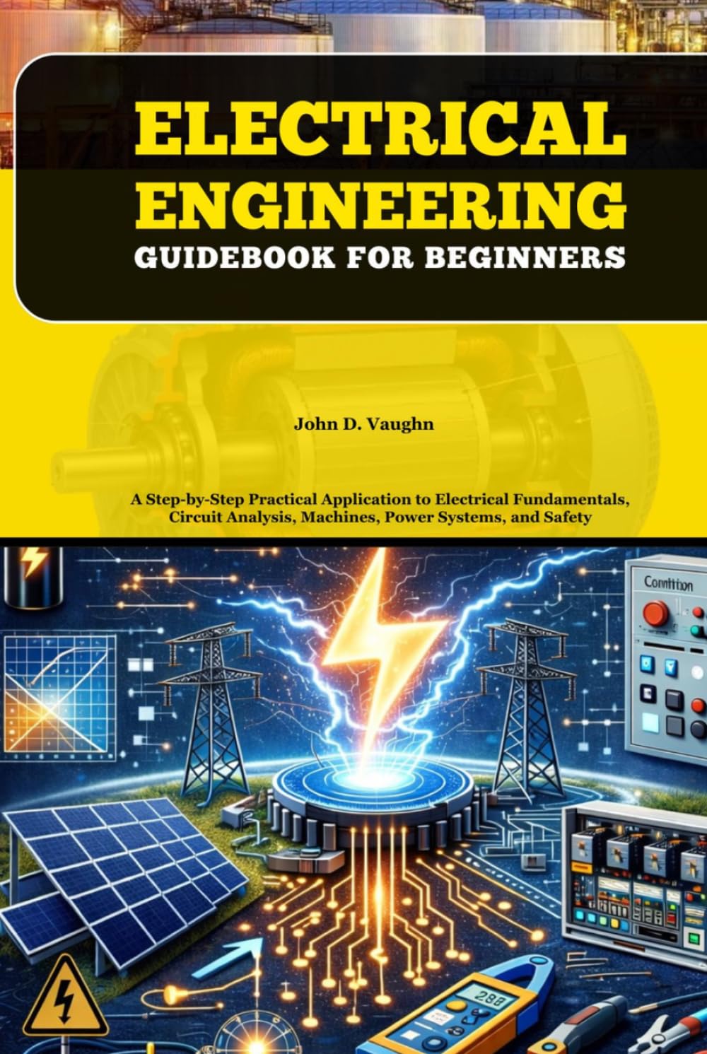 ler totalmente Electrical Engineering Guidebook for Beginners: A Step-by-Step Practical Application to Electrical Fundamentals, Circuit Analysis, Machines, Power Systems, and Safety