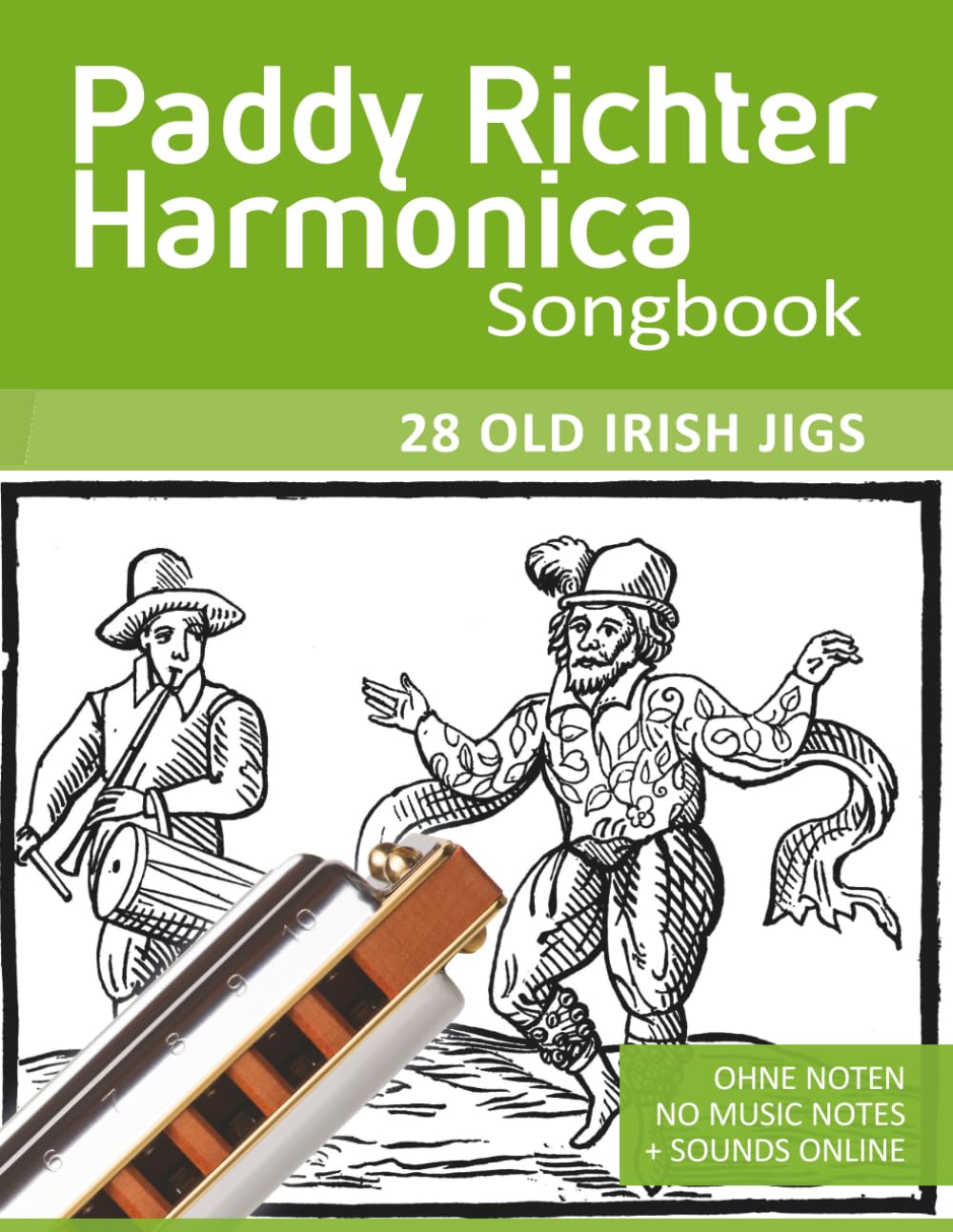ler totalmente Paddy Richter Harmonica Songbook - 28 Old Irish Jigs: Ohne Noten - no music notes + Sounds online (Bluesharp Songbooks)
