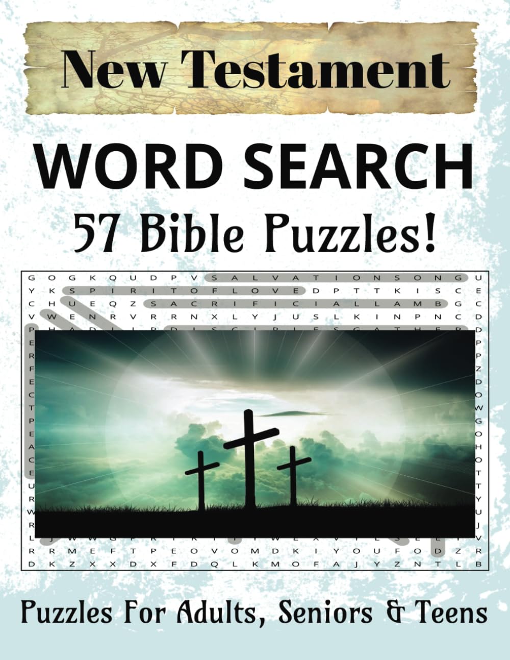 ler totalmente NEW TESTAMENT BIBLE WORD SEARCH BOOK: Large Print! For Relaxation, Anxiety, Vacations, Bible Study