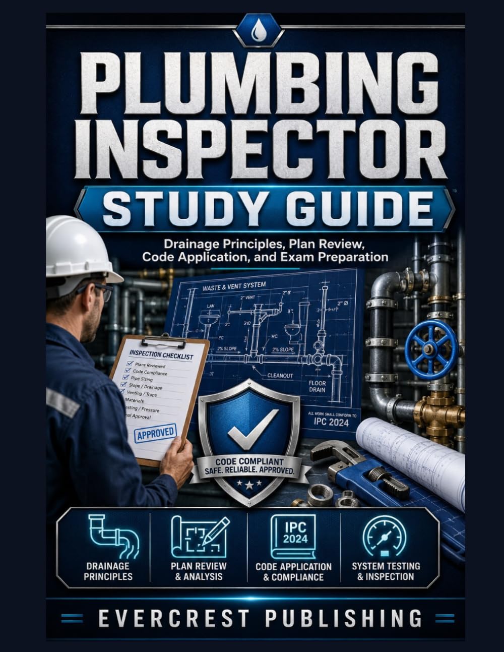 ler totalmente PLUMBING INSPECTOR STUDY GUIDE: Drainage Principles, Plan Review, Code Application, and Exam Preparation