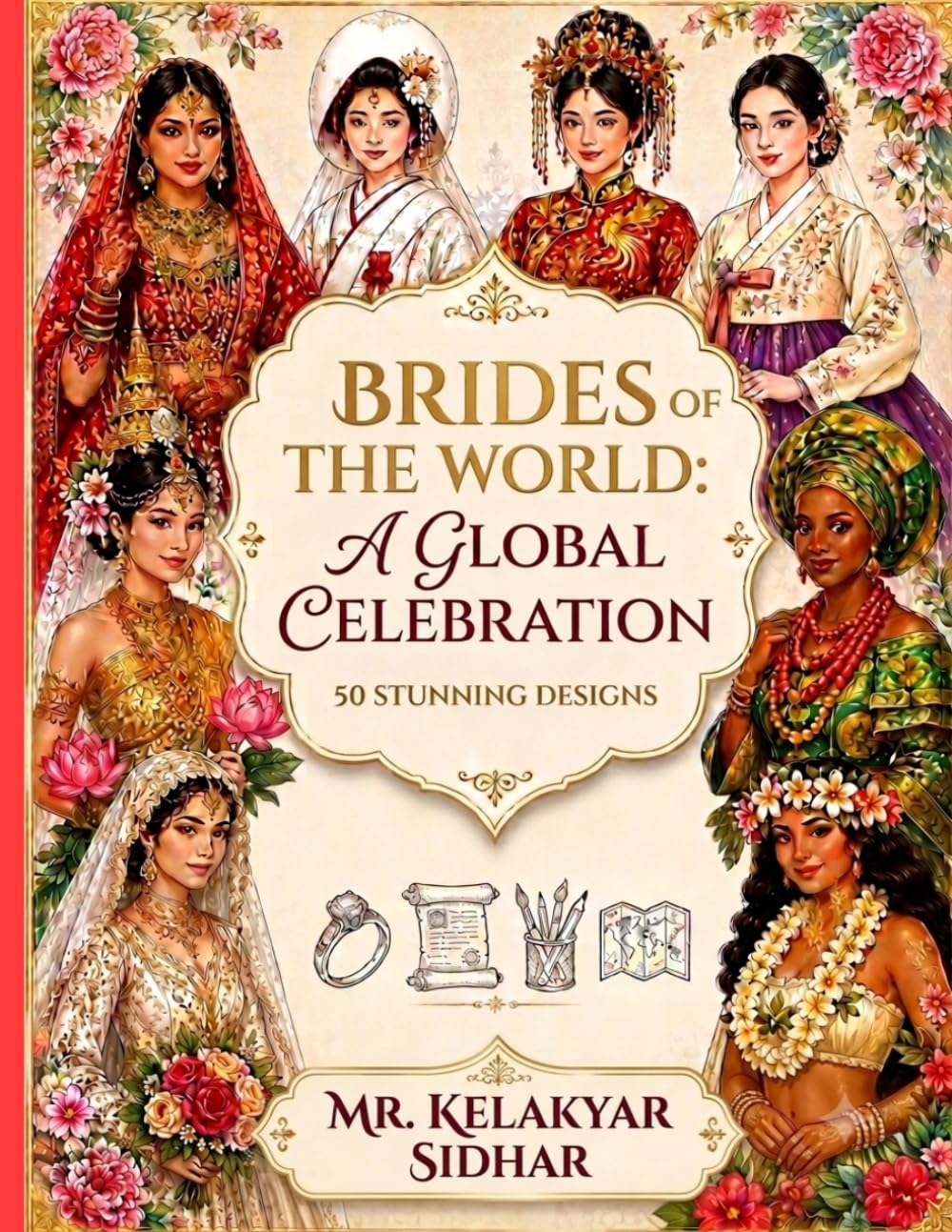 capítulo por capítulo baixar Brides of the World Coloring Book: A Relaxing Adult Coloring Book of International Wedding Fashion & Culture, 50 Beautiful Brides from Around the... of Wedding Fashion, Culture & Timeless Beauty