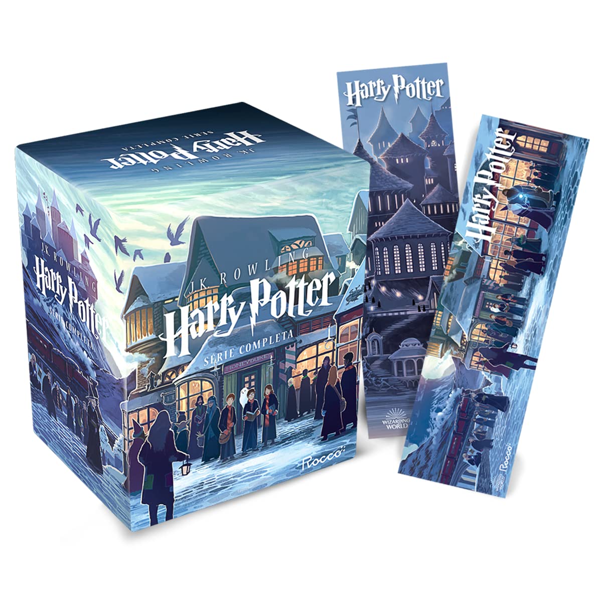 capítulo por capítulo baixar Box Harry Potter Scholastic - castelo (caixa azul): com 02 marcadores