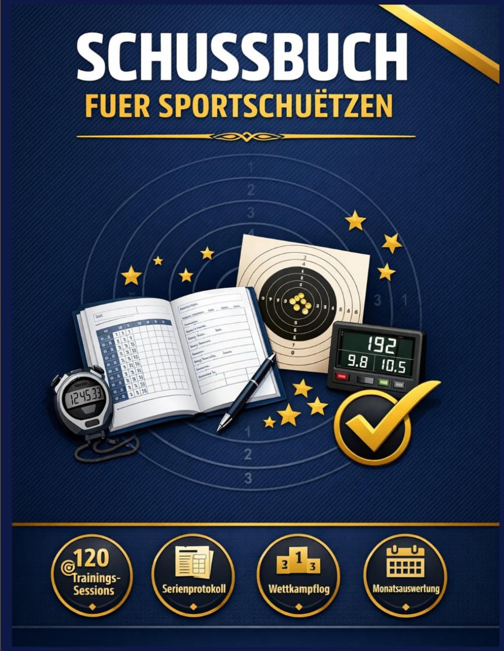 capítulo por capítulo baixar Schussbuch für Sportschützen: Das große Trainingsbuch & Wettkampfprotokoll für 365 Einheiten – Waffenregister, Disziplin-Tracking und Leistungsanalyse... Präzision & Dokumentation) (German Edition)