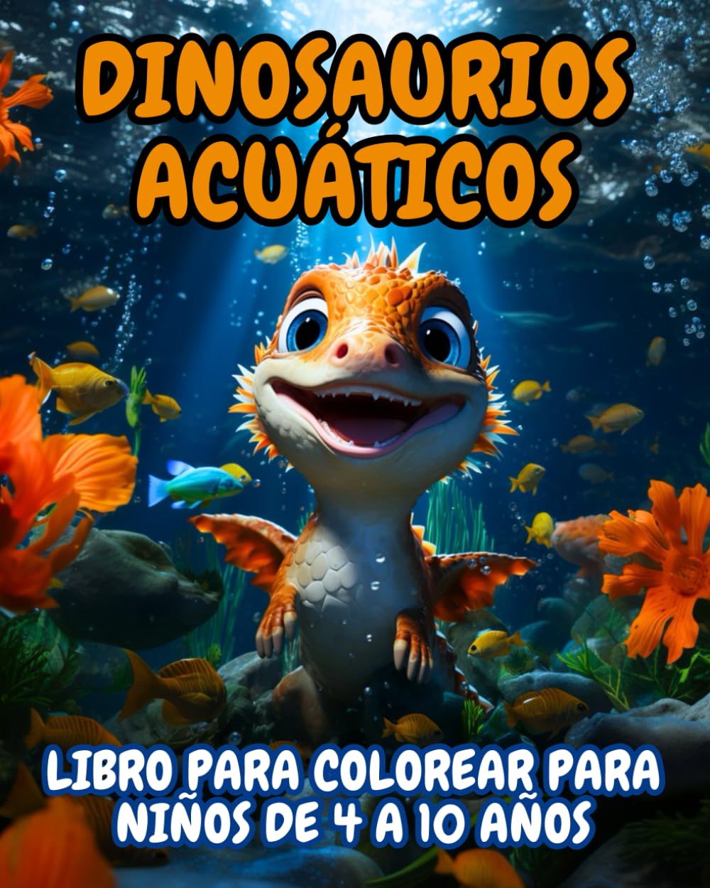 ler totalmente Libro para Colorear Dinosaurios Acuáticos para Niños de 4 a 10 años: Estilo Cartoon - Sumérgete en la Creatividad, Diversión, Aventuras Educativas e Imaginativas en el Océano (Spanish Edition)