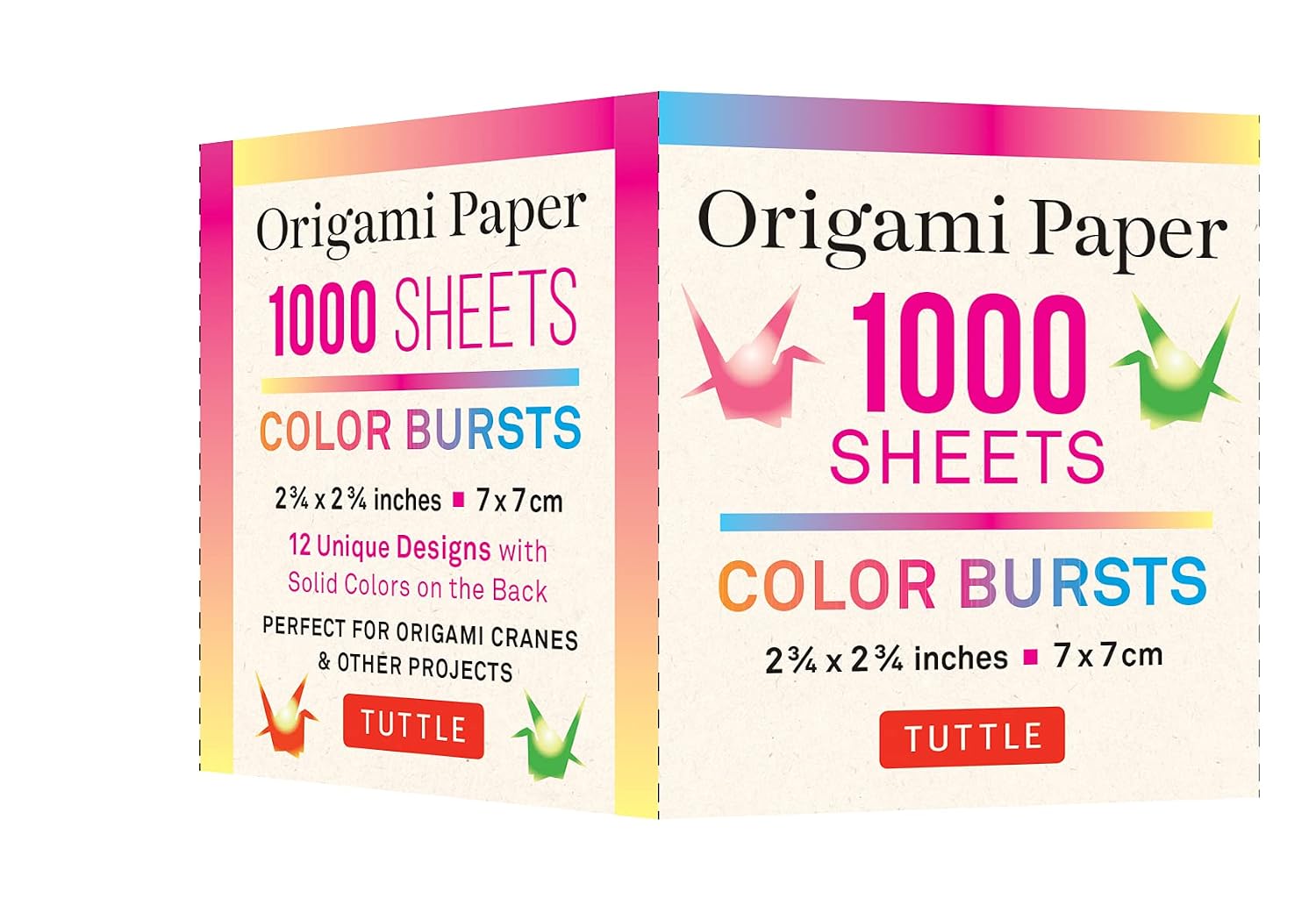 Origami Paper Color Burst 1,000 Sheets 2 3/4 in (7 CM): Double-Sided Origami Sheets Printed with 12 Unique Radial Patterns (Instructions for Origami Crane Included) baixar livro de graça