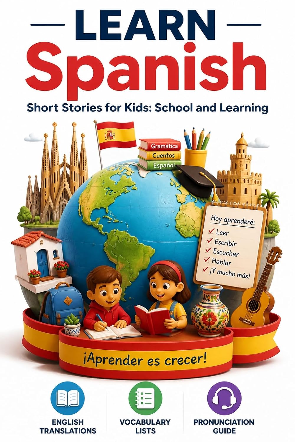 capítulo por capítulo baixar Spanish Short Stories for Kids: School and Learning: Engaging Spanish Tales That Turn Everyday School Adventures Into Fun Language Lessons (Spanish Edition)