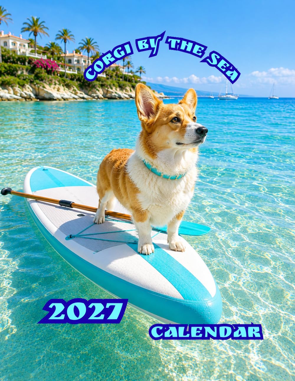 Corgi by the Sea 2027 Calendar