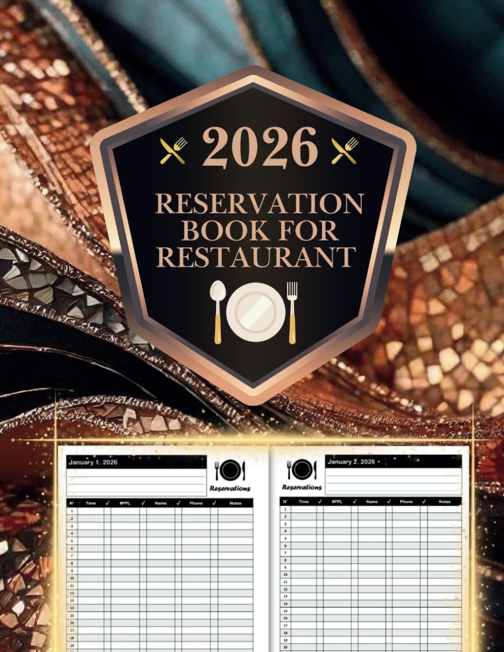 capítulo por capítulo baixar Reservation Book For Restaurant 2026: 365 Day Dated Hostess Table Planner for Hotels