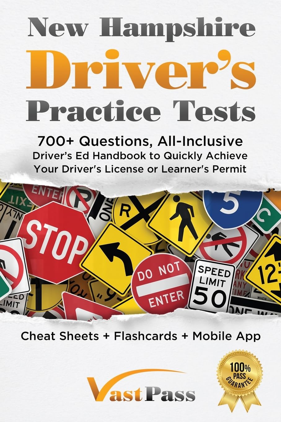 capítulo por capítulo baixar New Hampshire Driver's Practice Tests: 700+ Questions, All-Inclusive Driver's Ed Handbook to Quickly achieve your Driver's License or Learner's Permit (Cheat Sheets + Digital Flashcards + Mobile App)