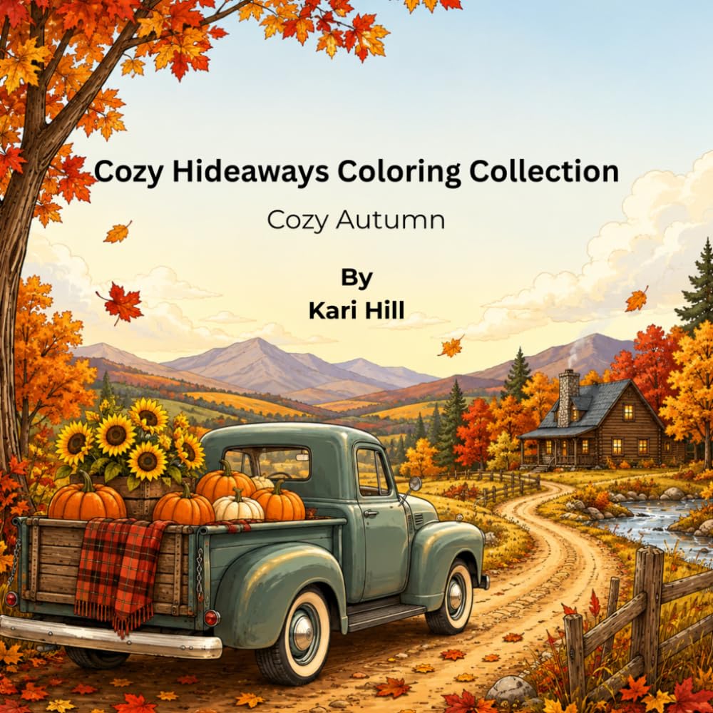 Cozy Hideaways Coloring Collection: Cozy Autumn baixar o livro de graça
