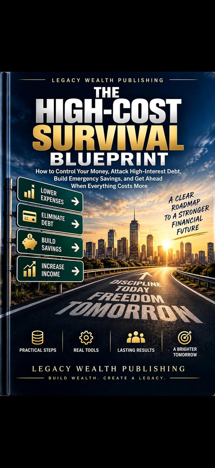 ler totalmente The High Cost Survival Blueprint: How to Control Your Money, Attack High-Interest Debt, Build Emergency Savings, and Get Ahead When Everything Costs More (English Edition)