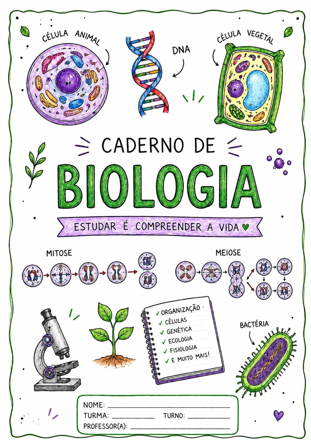 ler totalmente Biologia Descomplicada: Anotações Visuais para Aprender de Forma Rápida e Eficiente: Guia completo com resumos ilustrados, esquemas e conteúdos nível faculdade para facilitar seus estudos