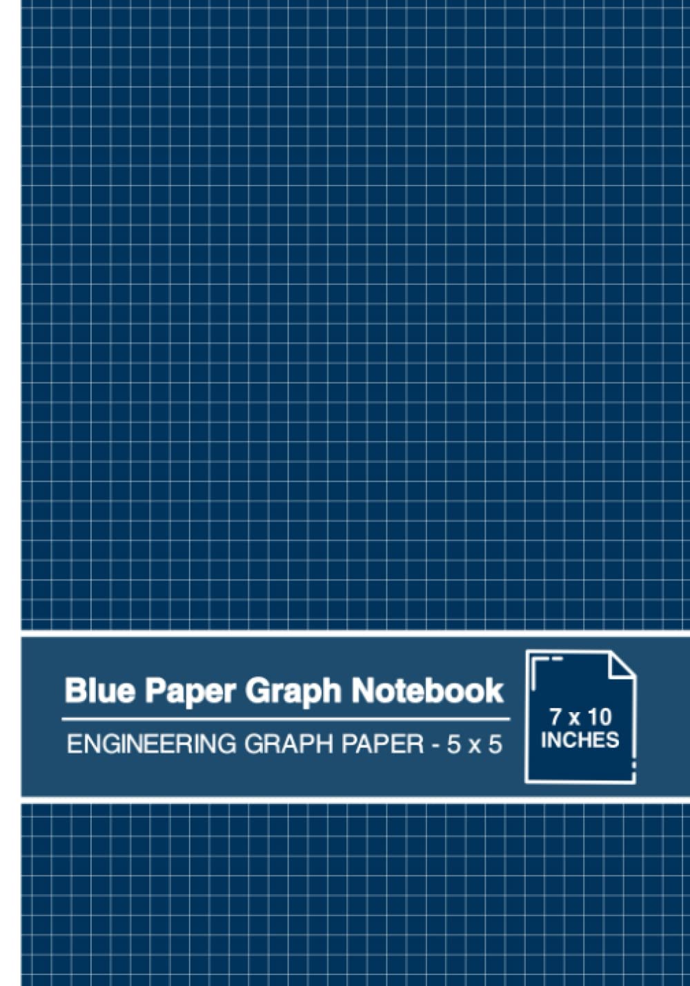 Blue Paper Graph Notebook: Engineering Graph Paper - 5 x 5 | For use with Gel Pens and White Ink | Cyanotype Look | Medium baixar o livro de graça