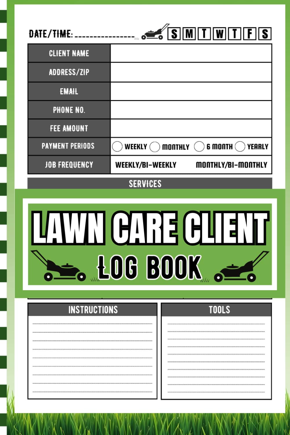capítulo por capítulo baixar Lawn Care Client Log Book: Track landscaping appointments easily, Keep all your client details, schedules, and notes in one organized place,With format A5 and 120 Pages.
