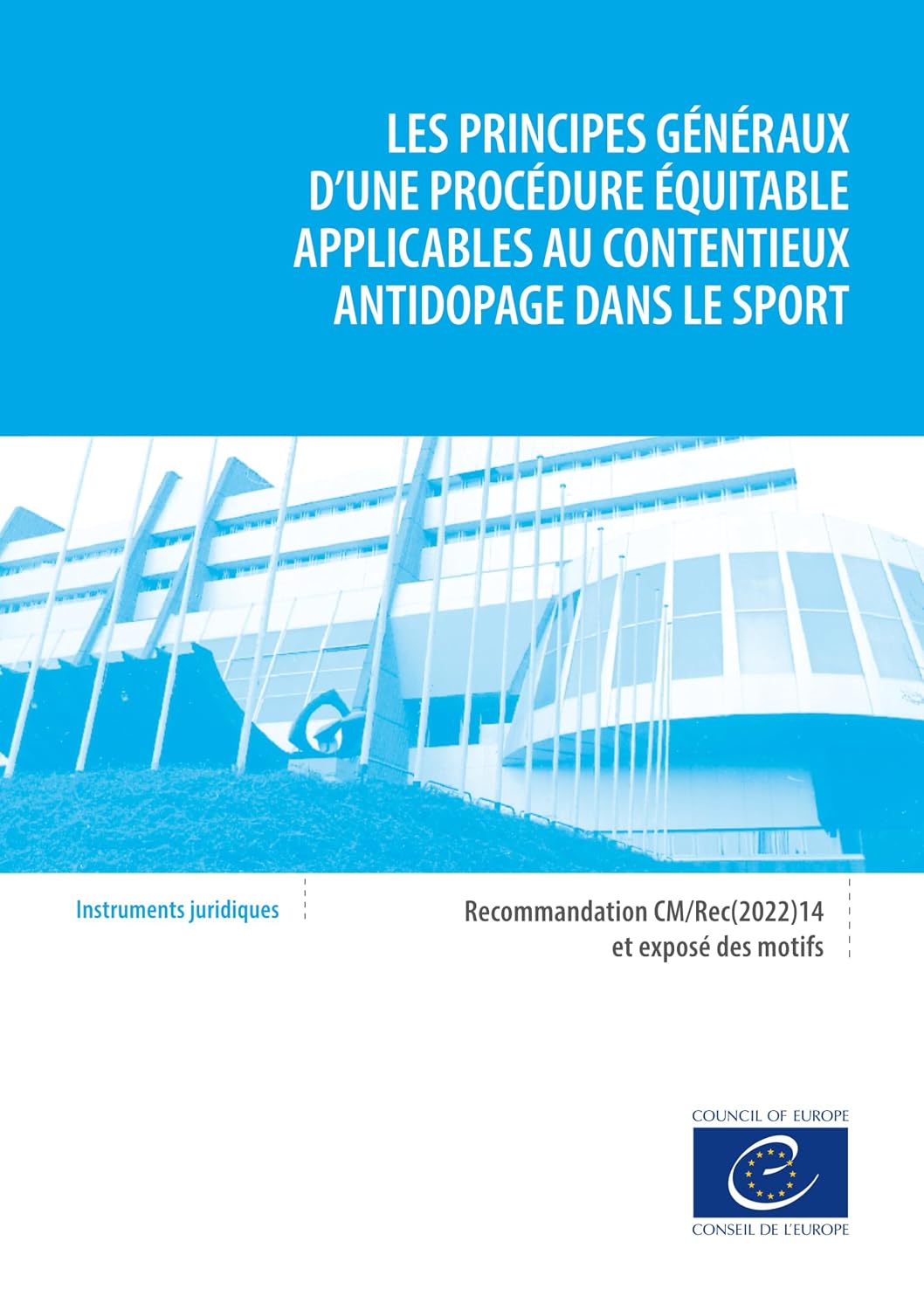 ler totalmente Les principes généraux d’une procédure équitable applicables au contentieux antidopage dans le sport: Recommandation CM/Rec(2022)14 et exposé des motifs (French Edition)