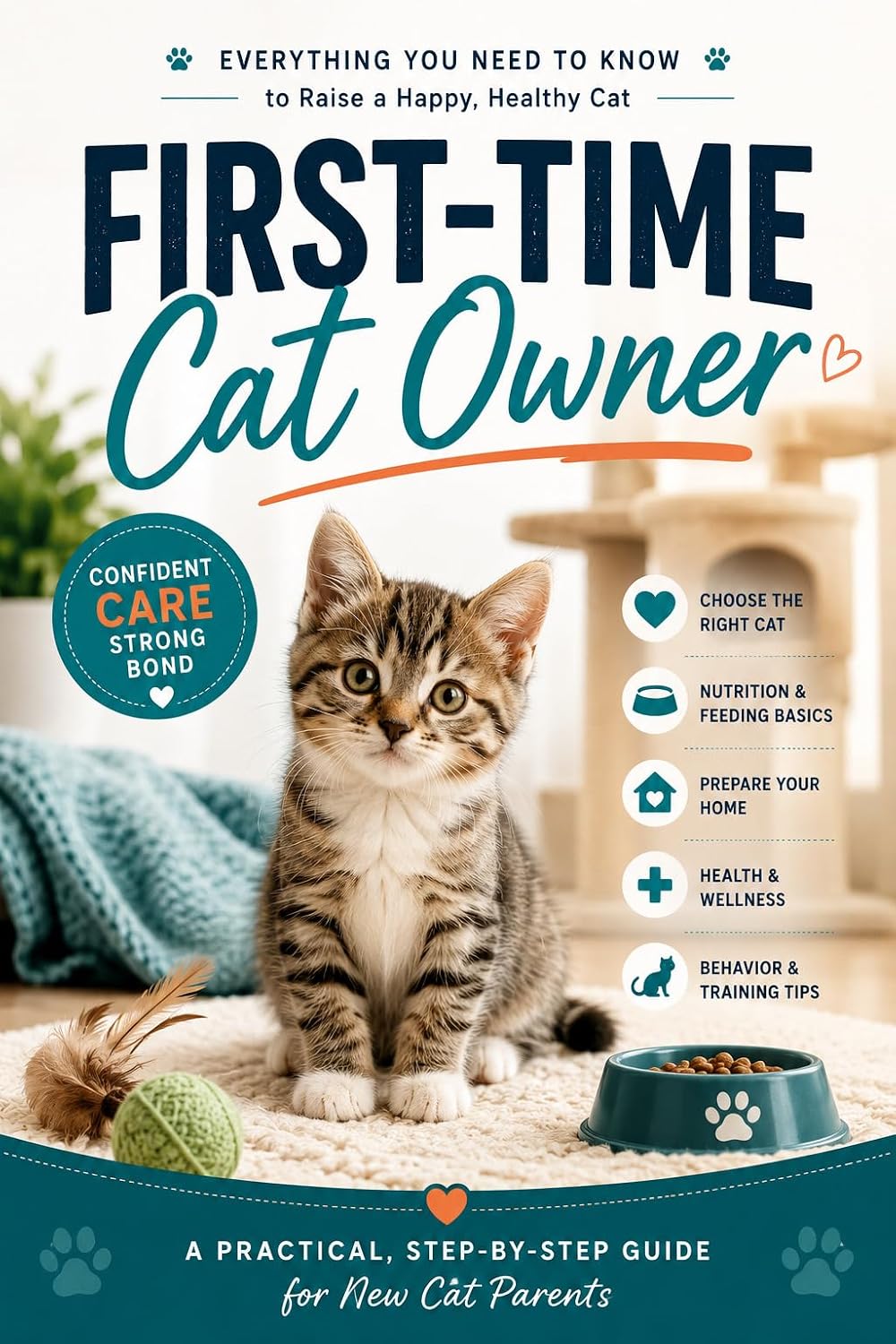 capítulo por capítulo baixar First-Time Cat Owner: Everything New Cat Parents Need to Know for a Happy, Stress-Free Start (The Complete Cat Care Series) (English Edition)