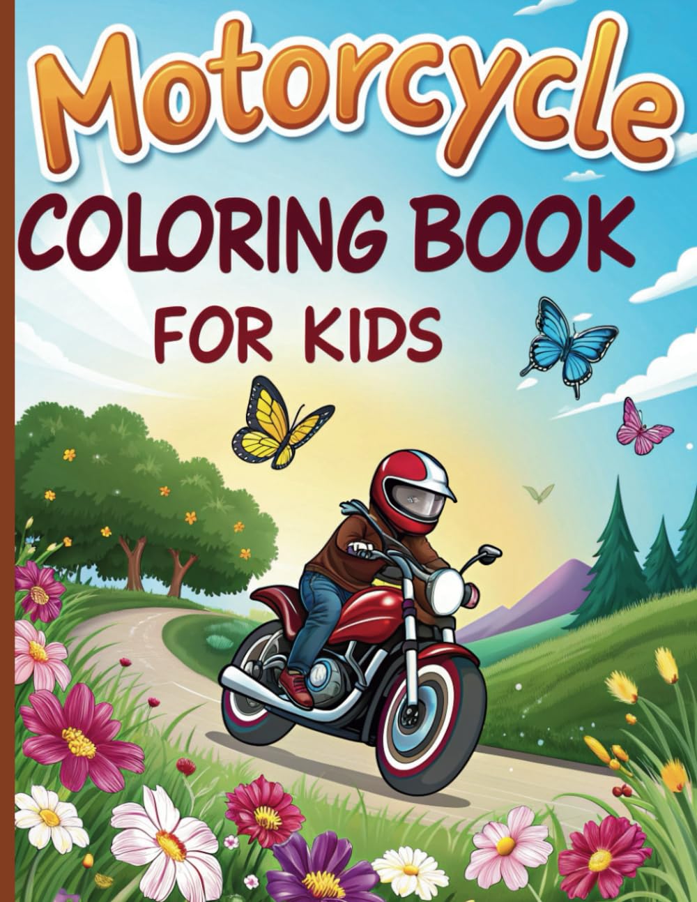 Motorcycle Coloring Book For Kids: Fun, Creative, and Relaxing Designs for Kids: Featuring Motorcycles, Landscapes, Nature, Gardens, Forests, and More! baixar livro de graça