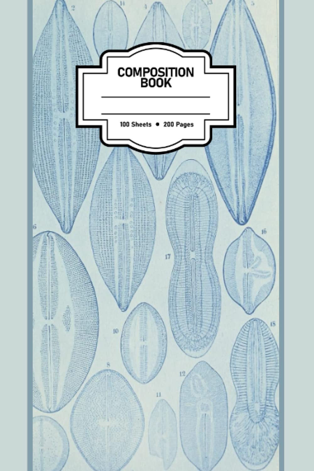 ler totalmente Vintage Cell Illustration Composition Note Book 100 Sheets 200 Pages: 200 Lined Pages 6" x 9" Journal