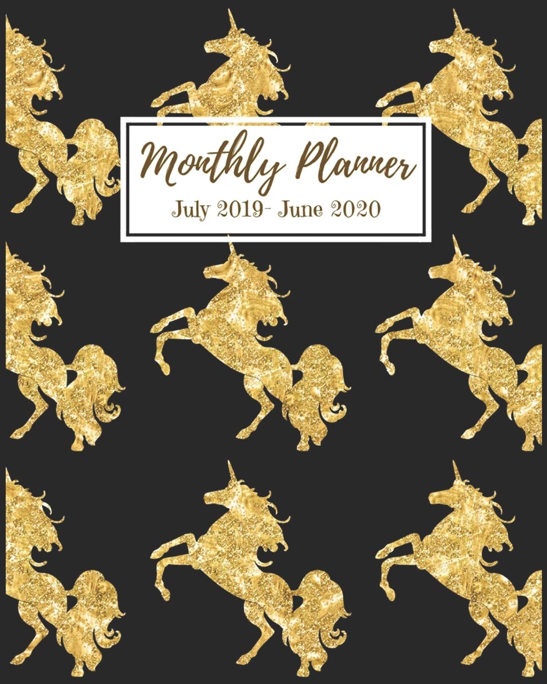 Monthly Planner July 2019 - June 2020: Pretty Unicorn Panners 2019 - 2020 Planner Monthly Calendar Schedule Academic Organizer - Agenda Planner 12... through June 2019. with Inspirational Quotes. baixar o livro de graça