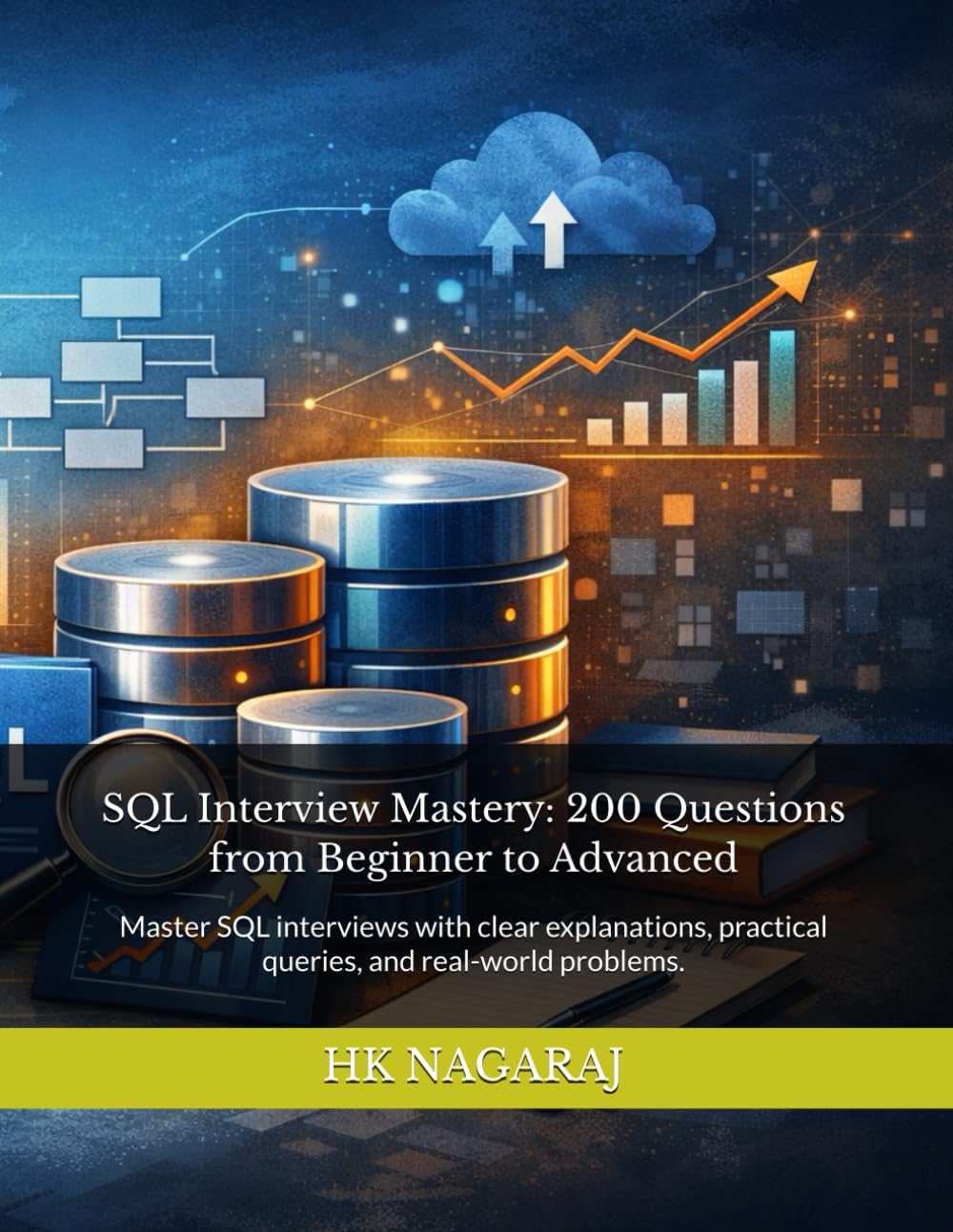 ler totalmente SQL Interview Mastery: 200 Questions from Beginner to Advanced: Master SQL interviews with clear explanations, practical queries, and real-world problems.