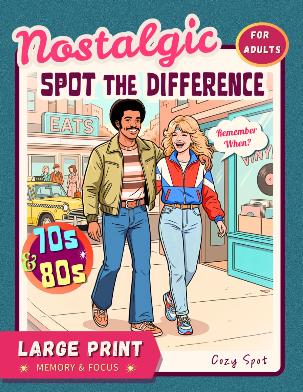 ler totalmente Nostalgic Spot the Difference for Adults | 1970s & 1980s Picture Puzzles: 45 Large Print Retro Challenges for Focus, Memory, and Fun (Good Old Days Picture Puzzle Books)