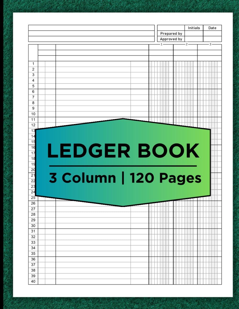 ler totalmente 3 Column Ledger Book for accounting | Columnar Pad Journal Notebook for small business and personal finances: 120 Pages | 5 Columns & 40 Rows | size 8.5"X11"
