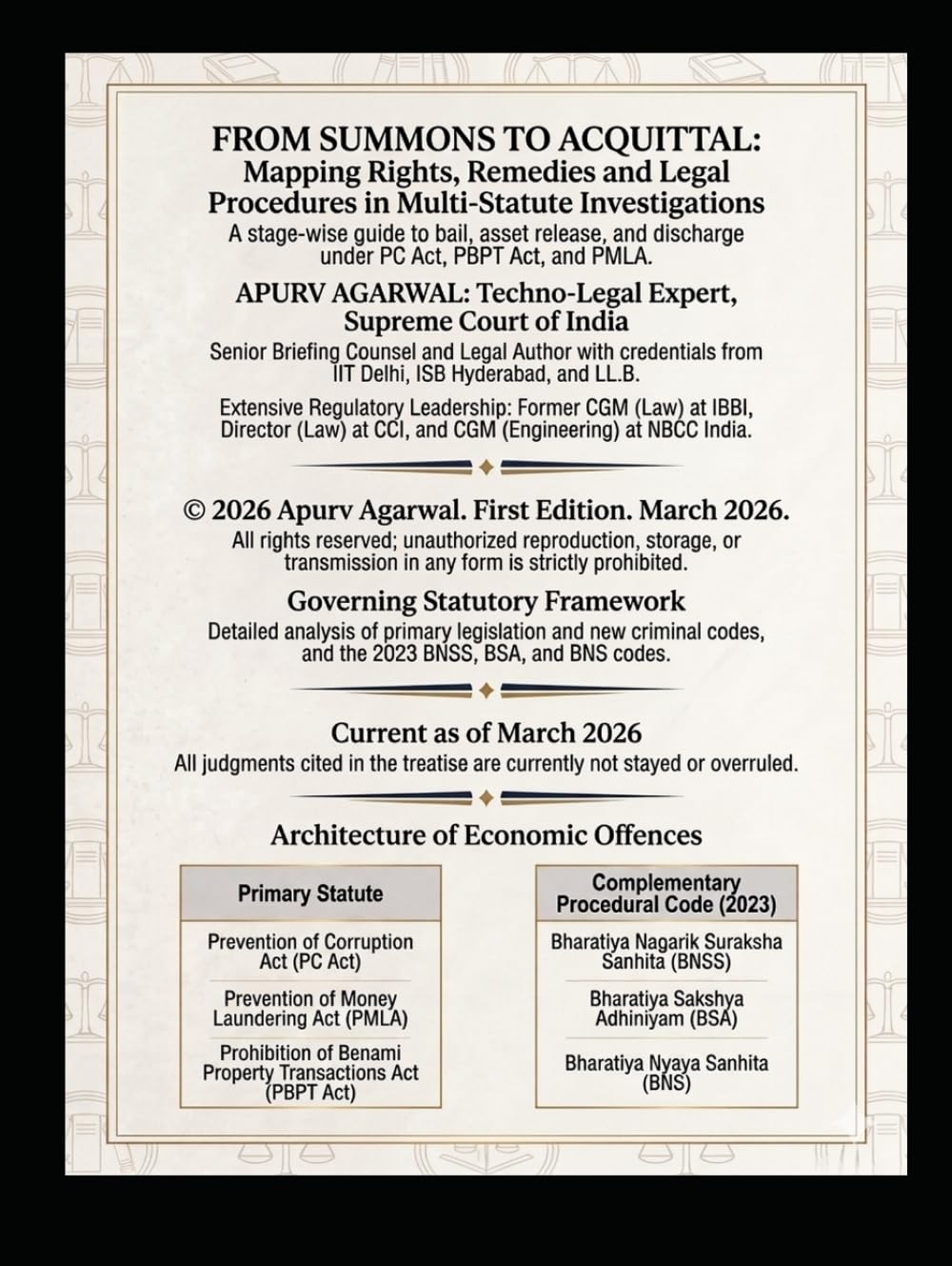 From Summons to Acquittal: Mapping Rights, Remedies, and Legal Solutions in Multi-Statute Financial Investigations: A Stage-Wise Guide to Bail, Asset... IN INDIA - WHITE COLLAR CRIME SERIES) baixar o livro de graça