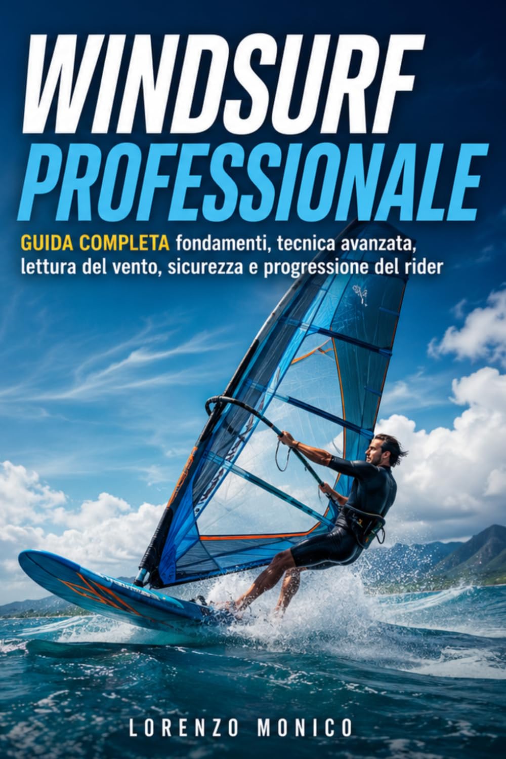 Windsurf Professionale: GUIDA COMPLETA fondamenti, tecnica avanzata, lettura del vento, sicurezza e progressione del rider (Italian Edition)