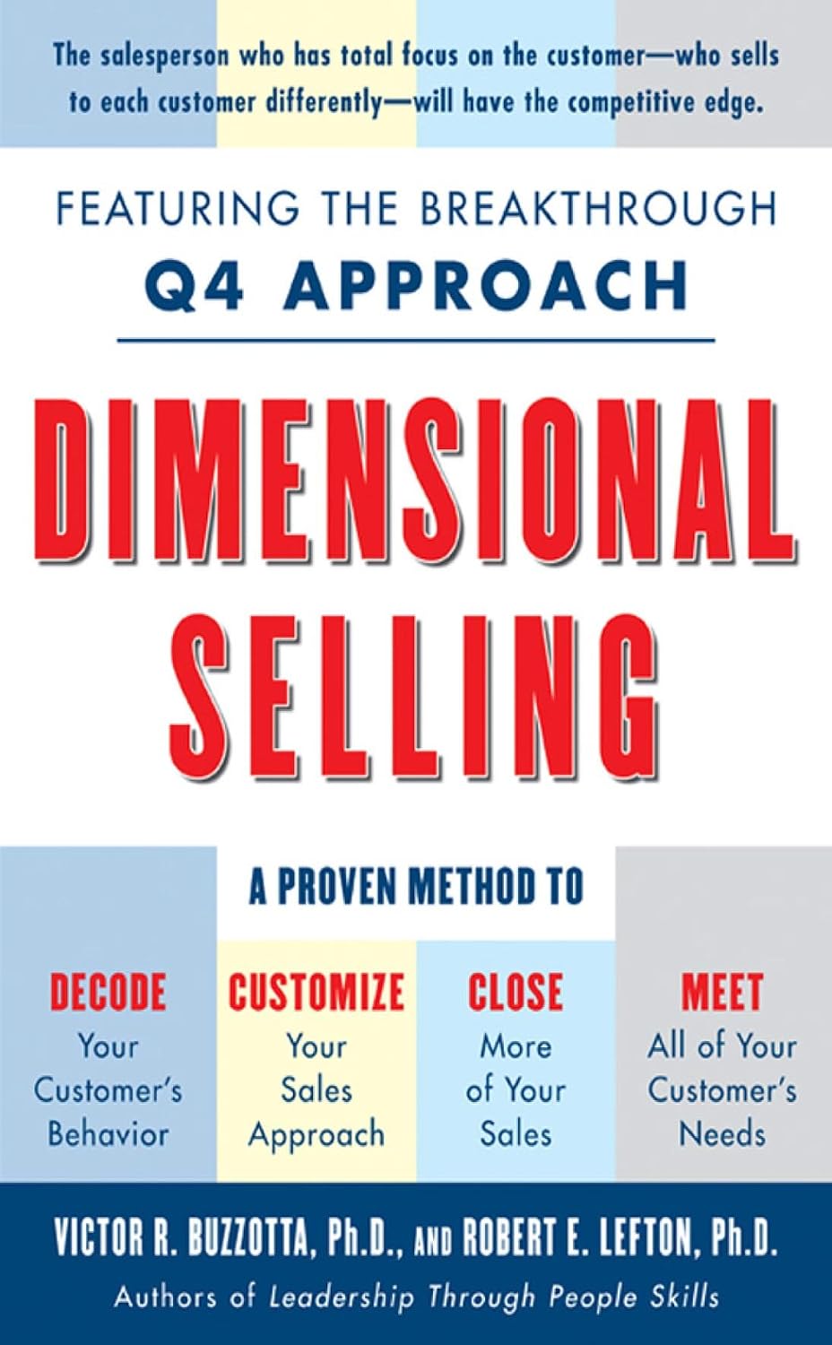 ler totalmente Dimensional Selling: Using the Breakthrough Q4 Approach to Close More Sales (English Edition)