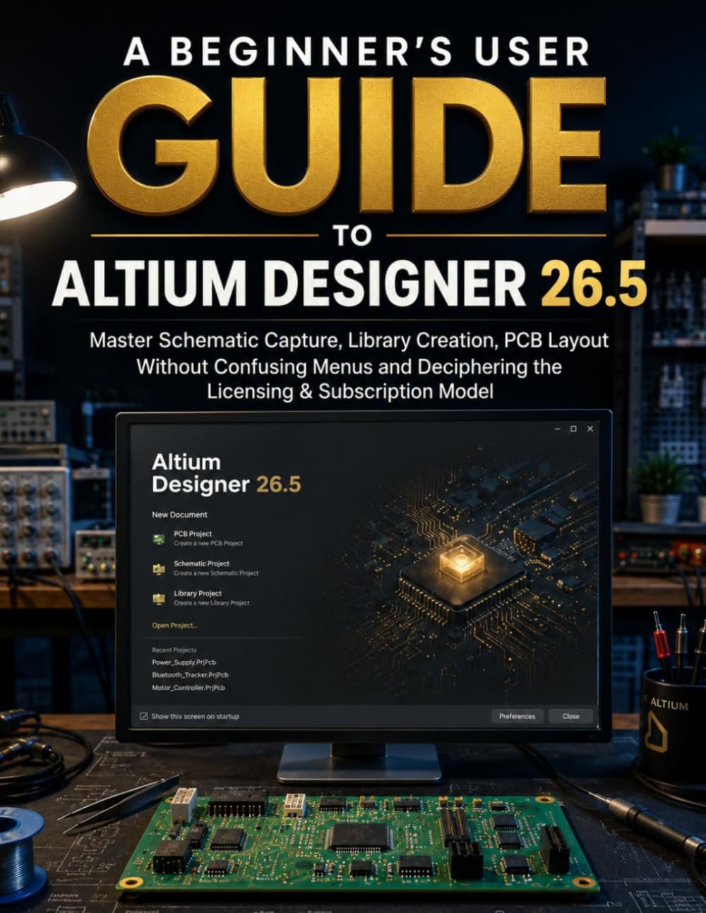 ler totalmente A Beginners User Guide to Altium Designer 26.5: Master Schematic Capture, Library Creation, PCB Layout Without Confusing Menus and Deciphering the Licensing & Subscription Model