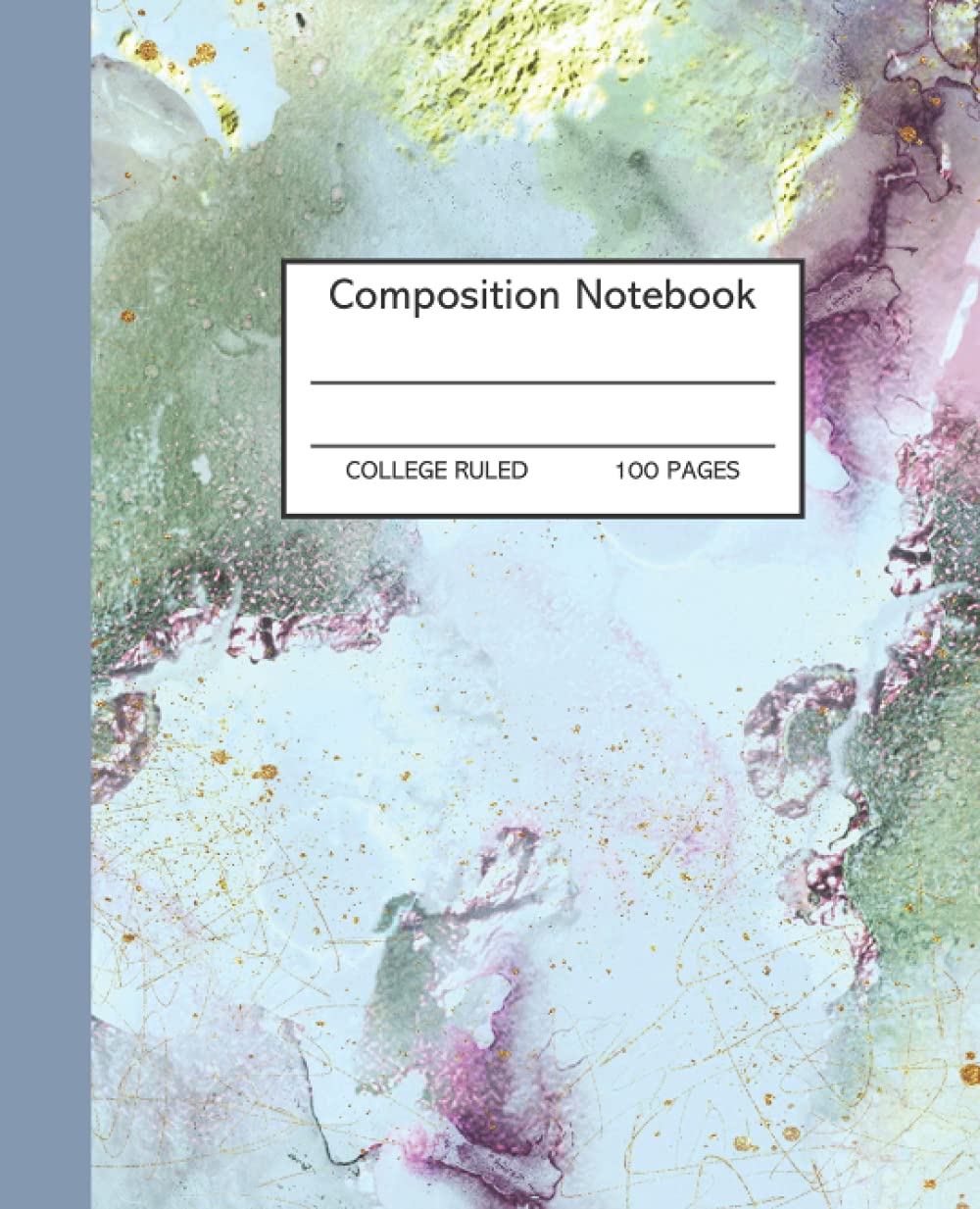 ler totalmente Watercolor A01 Composition Notebook College Ruled: 100 pages 7.5x9.25 Perfect for Home School Office Supplies Gift