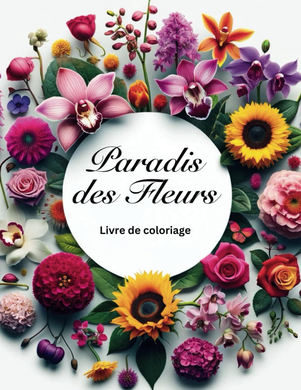 ler totalmente Paradis des Fleurs. Livre de coloriage pour adultes. 50 belles illustrations: Activité relaxante qui peut réduire le stress (French Edition)