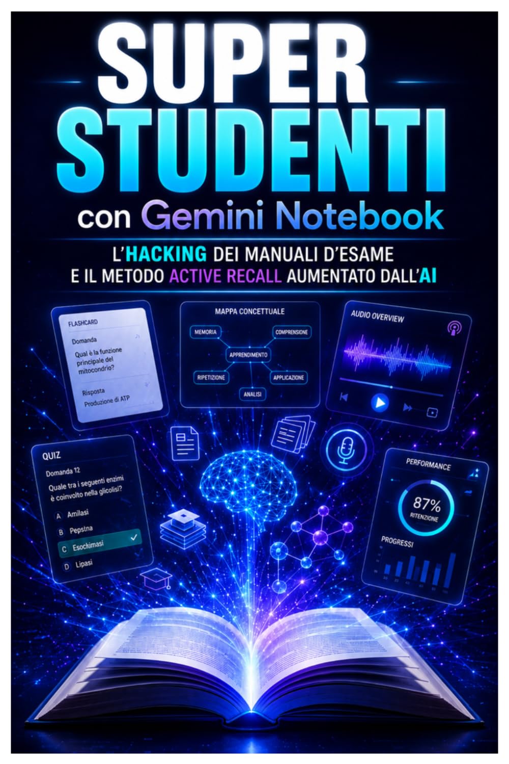 Super Studenti con Gemini Notebook: L'Hacking dei Manuali d'Esame e il Metodo Active Recall Aumentato dall'AI (Italian Edition) baixar livro de graça
