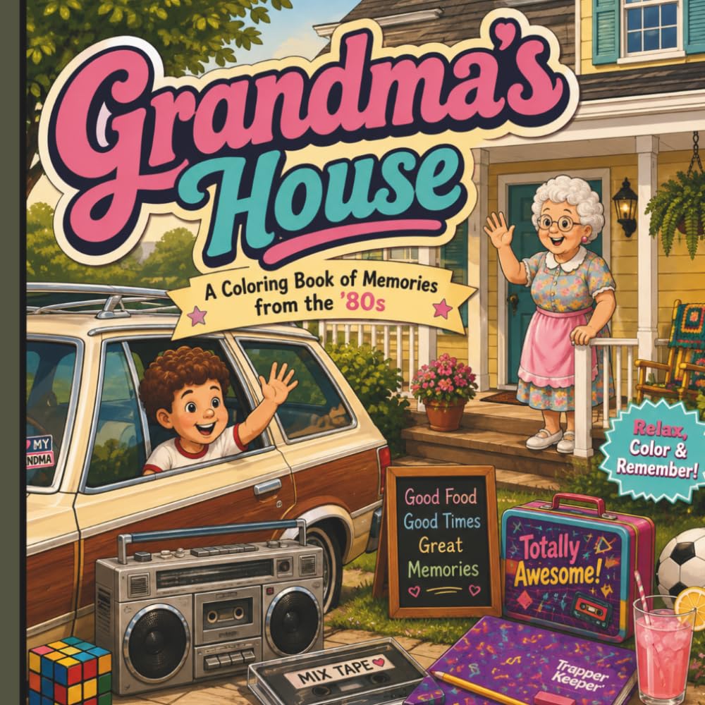 capítulo por capítulo baixar Grandma's House: A Coloring Book of Memories from the '80s