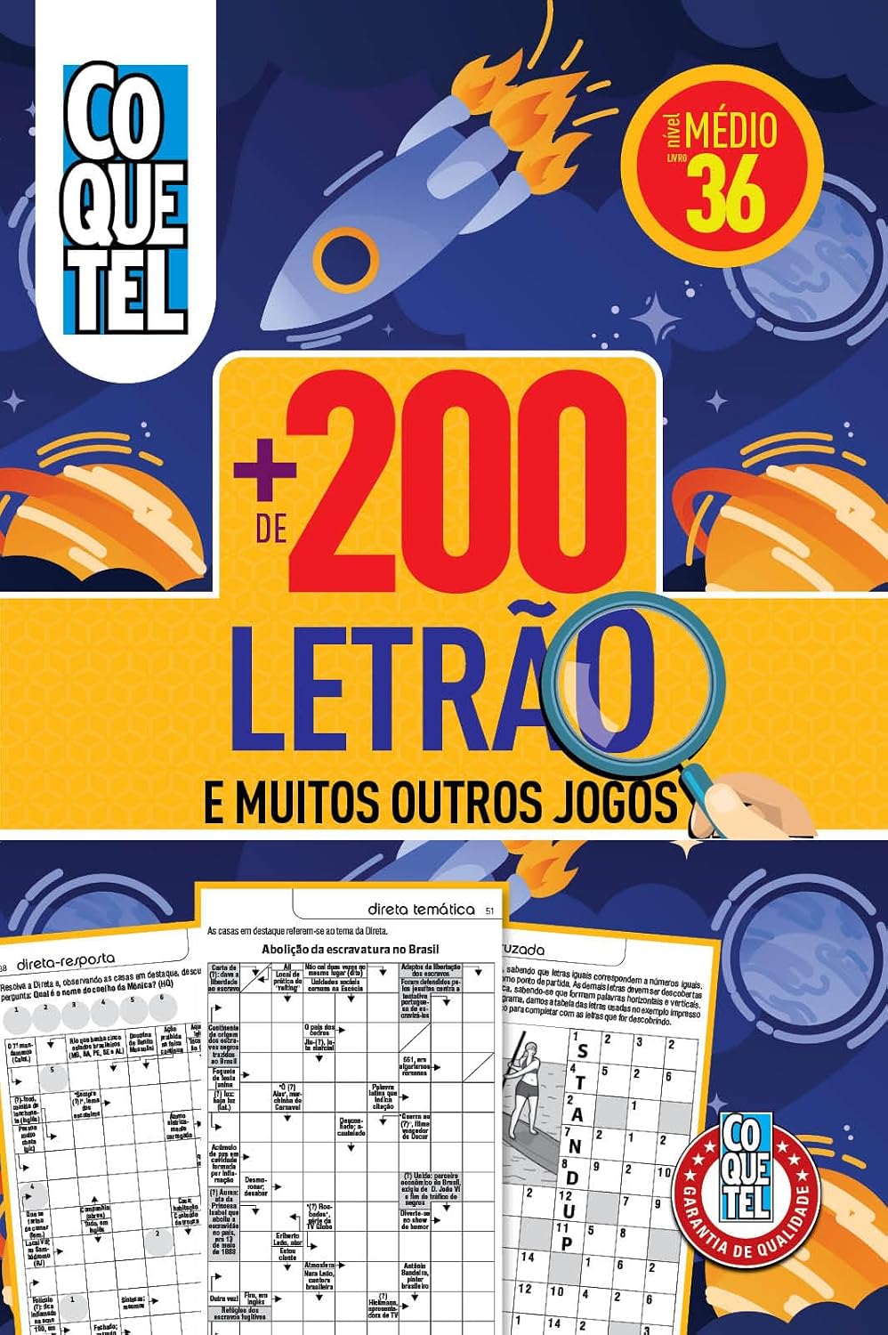Livro Coquetel Mais de 200 Letrão 36 S/P: Nível Médio baixar o livro de graça