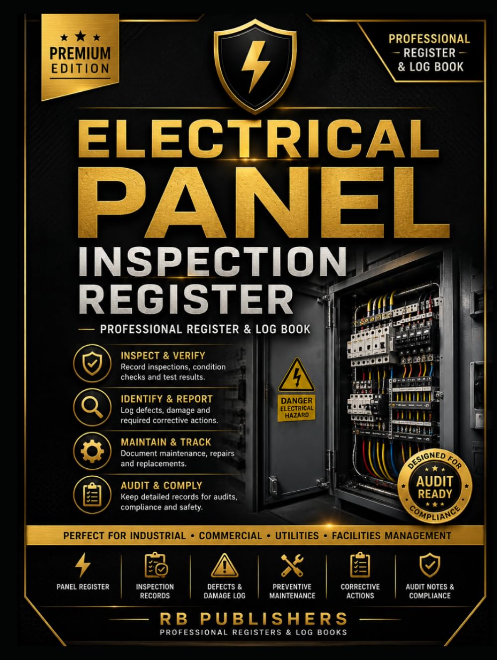 Electrical Panel Inspection Register: Professional Register & Log Book for Electrical Panel Inspections, Preventive Maintenance, Safety Verification,... Documentation and Audit-Ready Records baixar o livro de graça
